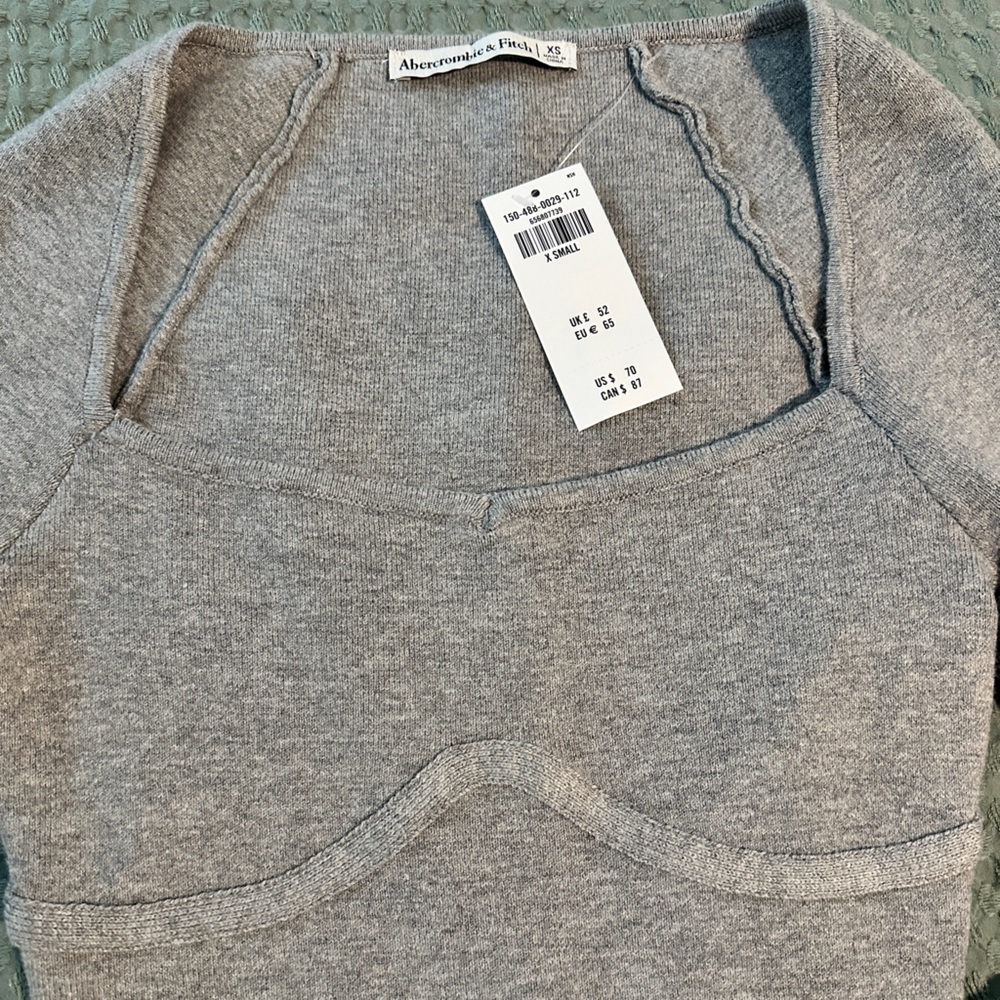 Abercrombie & Fitch Heather Gray Bodysuit